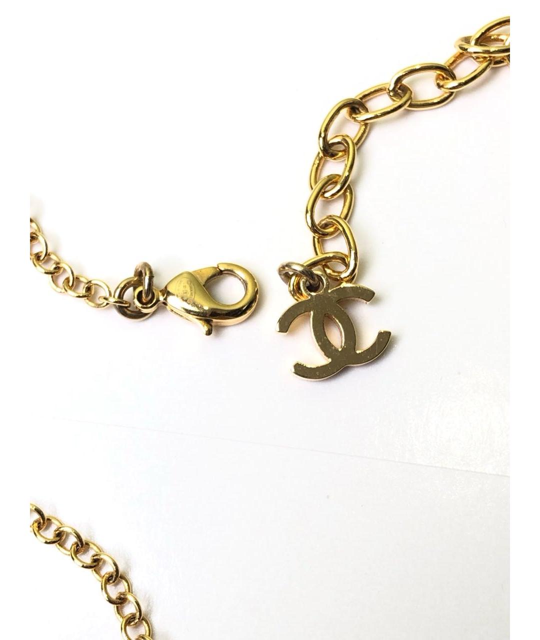 CHANEL Золотое колье, фото 3