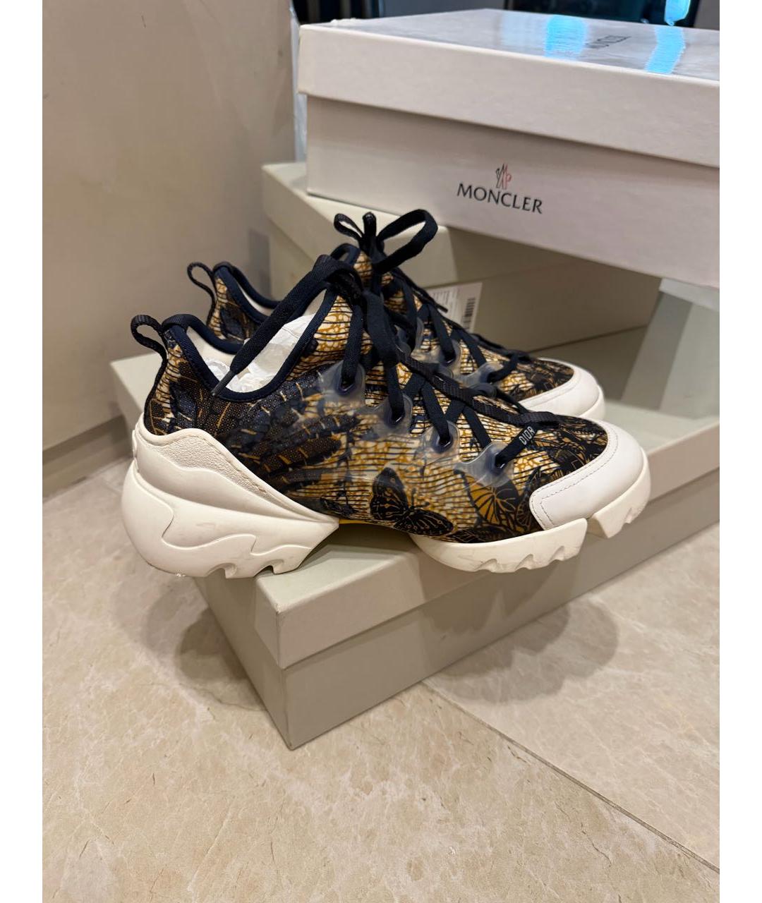 CHRISTIAN DIOR Кожаные кроссовки, фото 5