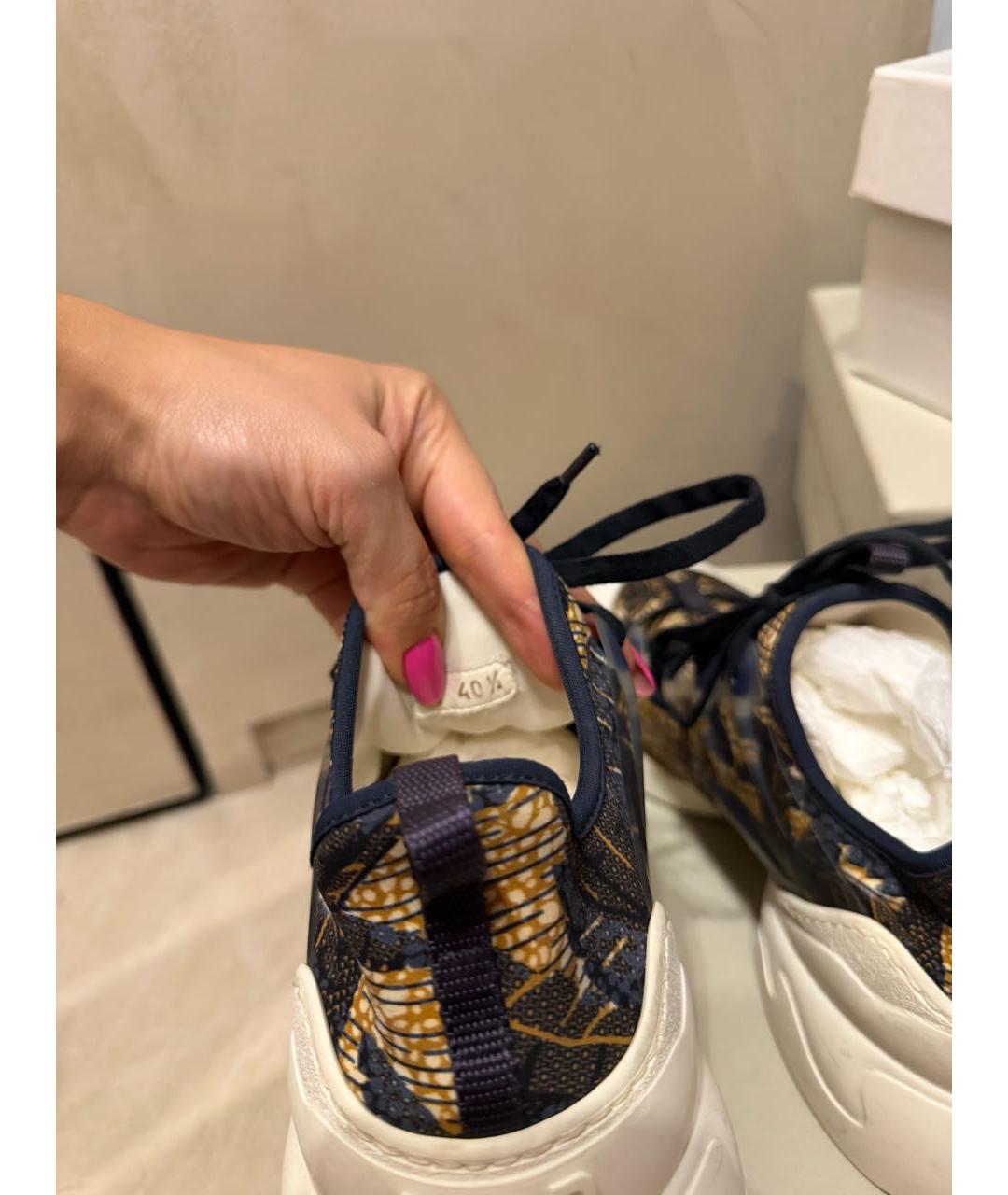 CHRISTIAN DIOR Кожаные кроссовки, фото 4