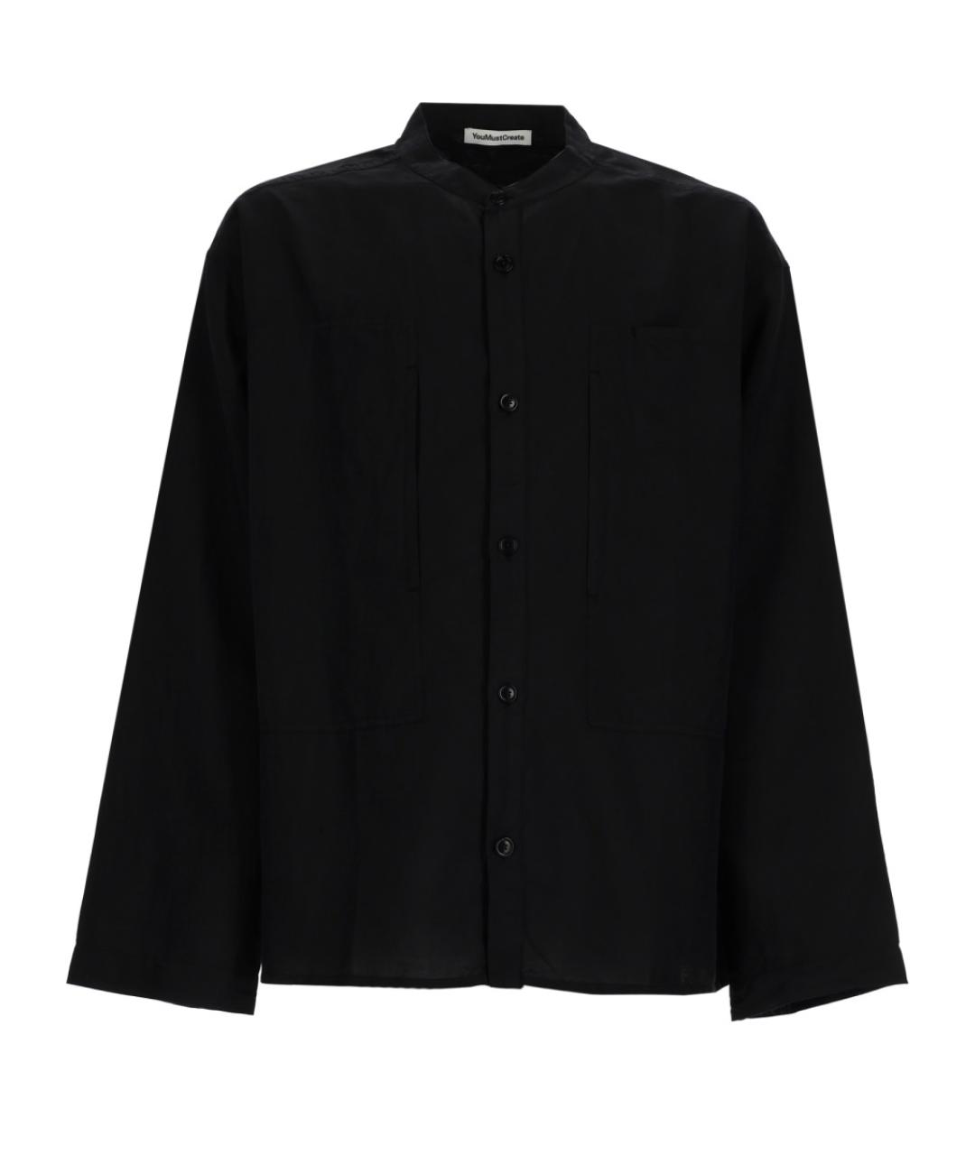 YMC Черная кэжуал рубашка, фото 1