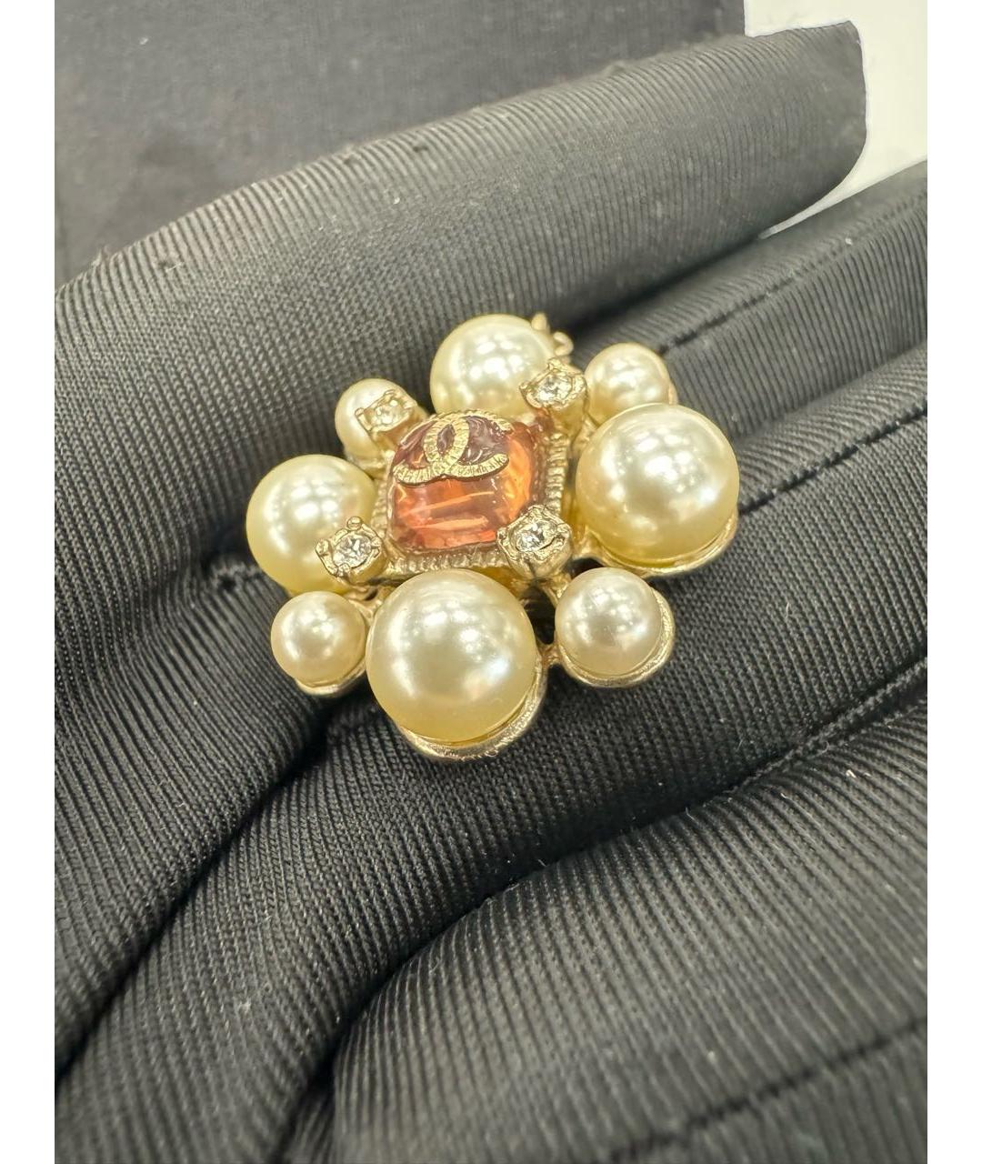 CHANEL Золотое металлическое колье, фото 3