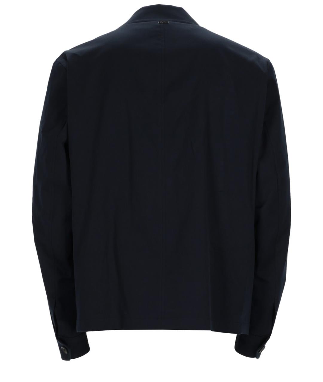 HERNO Синий хлопковый пиджак, фото 2