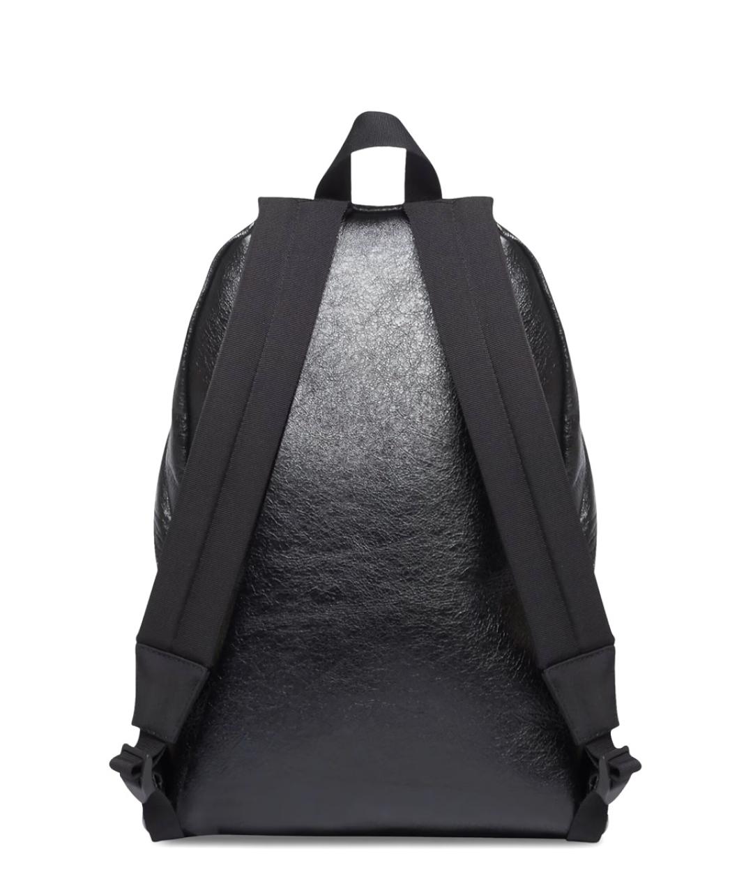 BALENCIAGA Черный кожаный рюкзак, фото 2