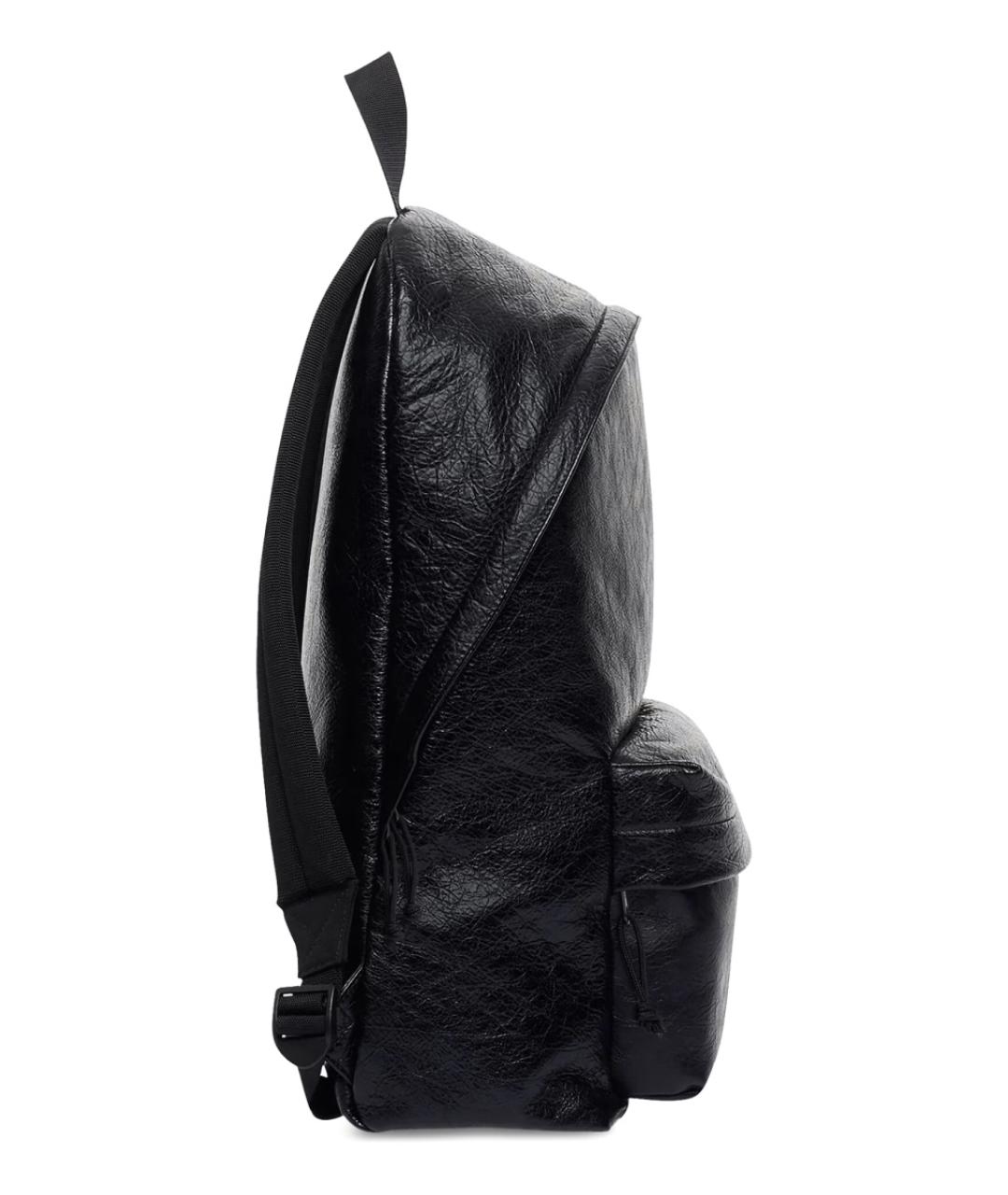 BALENCIAGA Черный кожаный рюкзак, фото 3