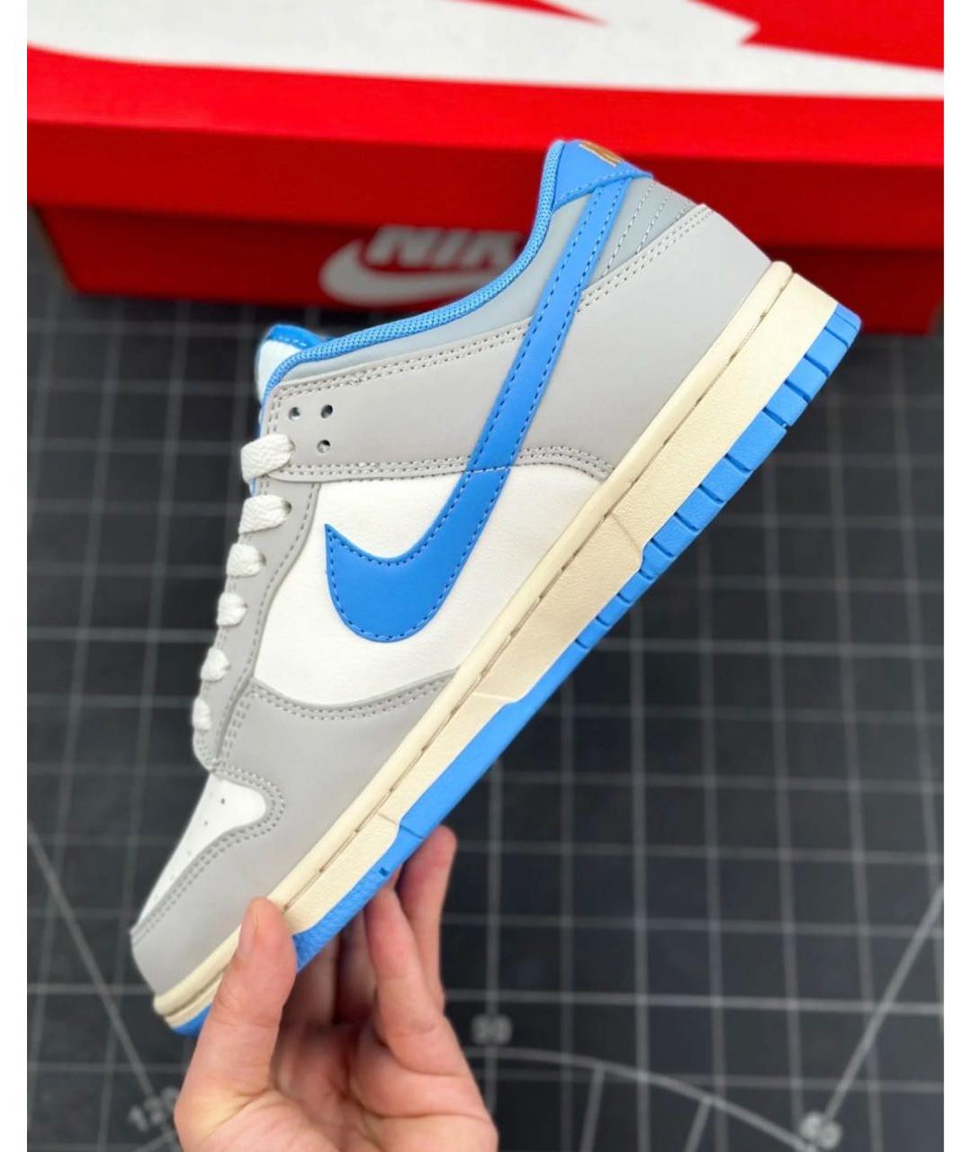 NIKE Белые кожаные низкие кроссовки / кеды, фото 8