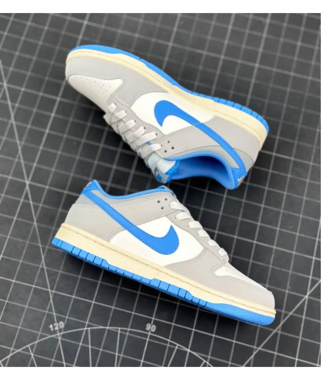 NIKE Белые кожаные низкие кроссовки / кеды, фото 6