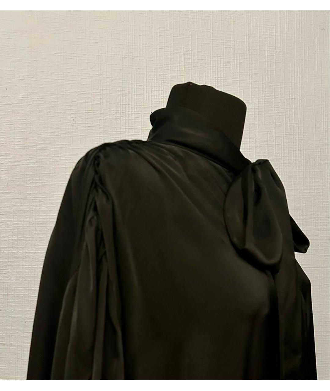 BALENCIAGA Черная полиэстеровая блузы, фото 6