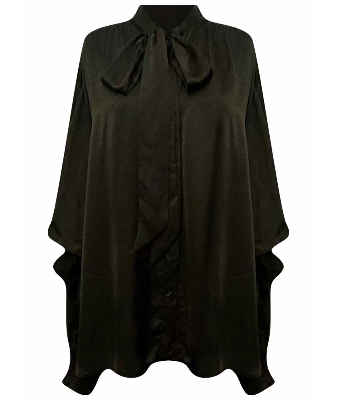 BALENCIAGA Черная полиэстеровая блузы, фото 1