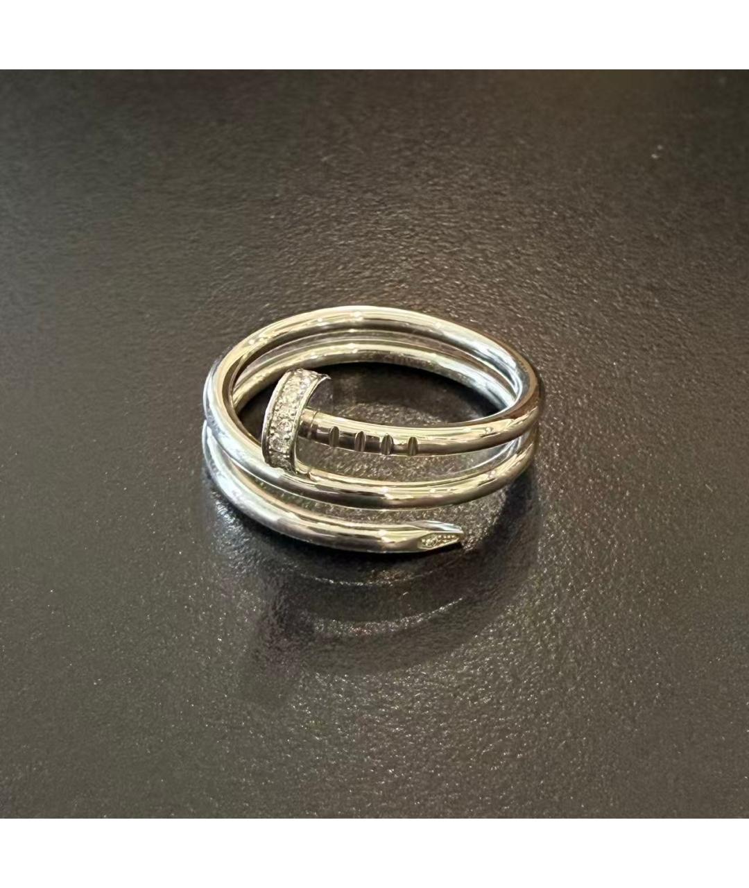 CARTIER Серебряное кольцо из белого золота, фото 5