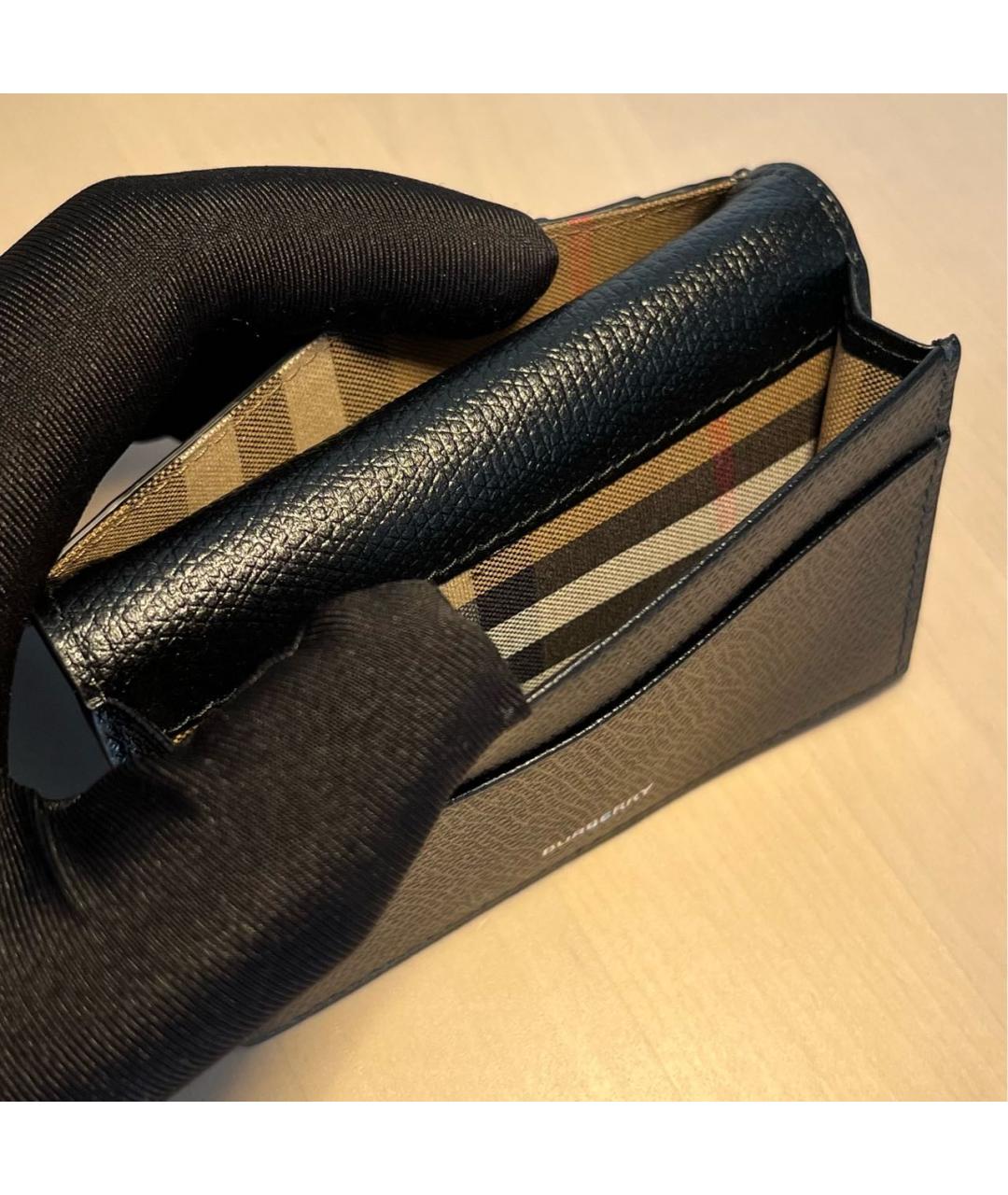 BURBERRY Кожаный кардхолдер, фото 4