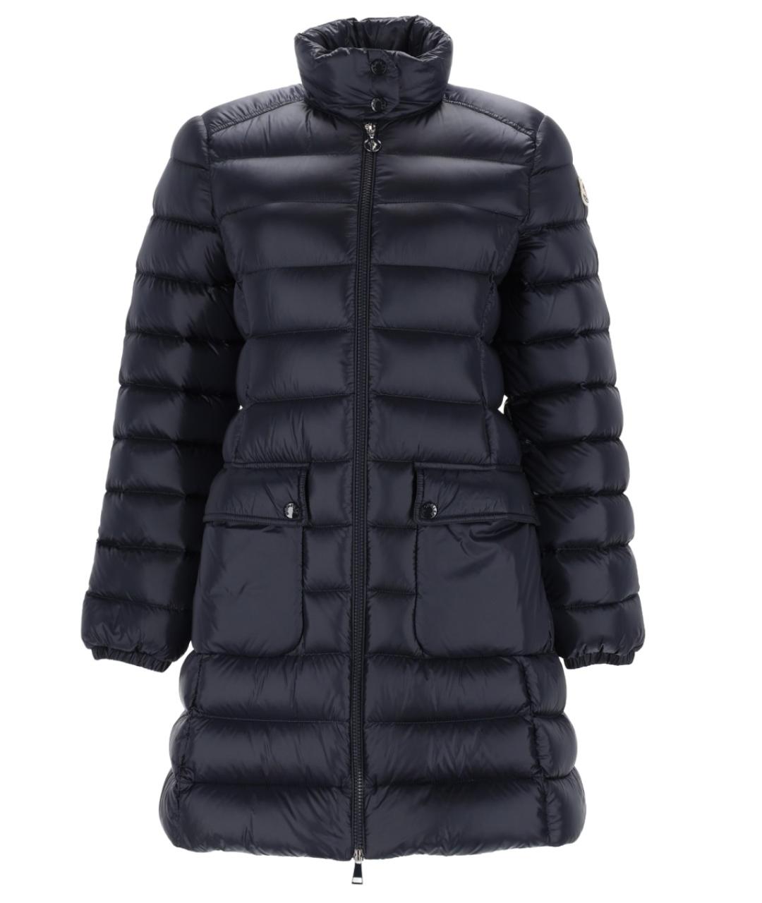 MONCLER Синяя полиамидовая куртка, фото 1