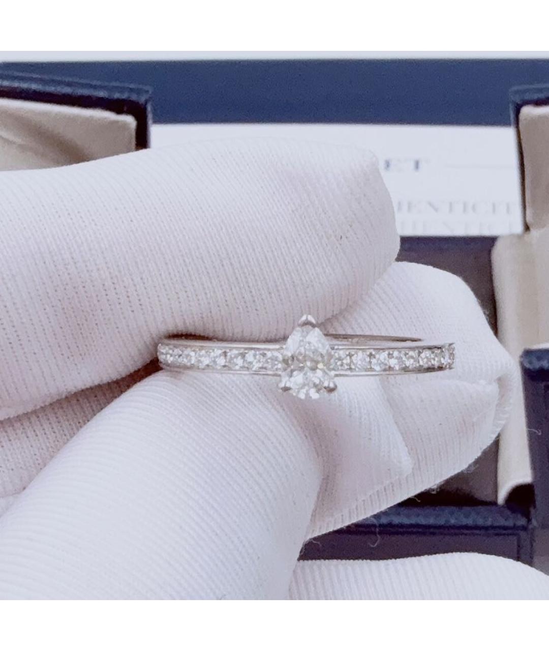 CHAUMET Белое платиновое кольцо, фото 2