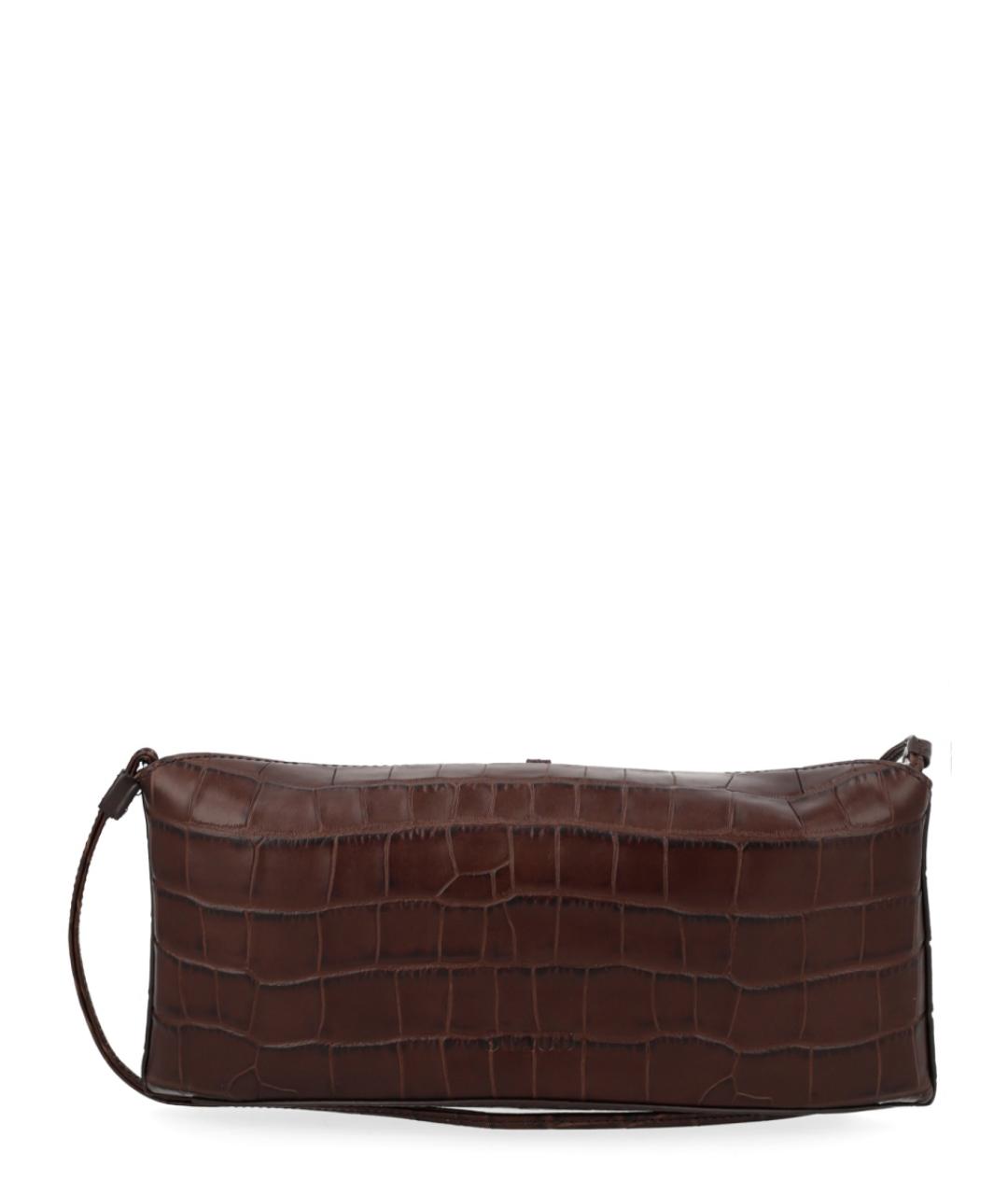 STAUD Коричневая кожаная сумка через плечо, фото 3