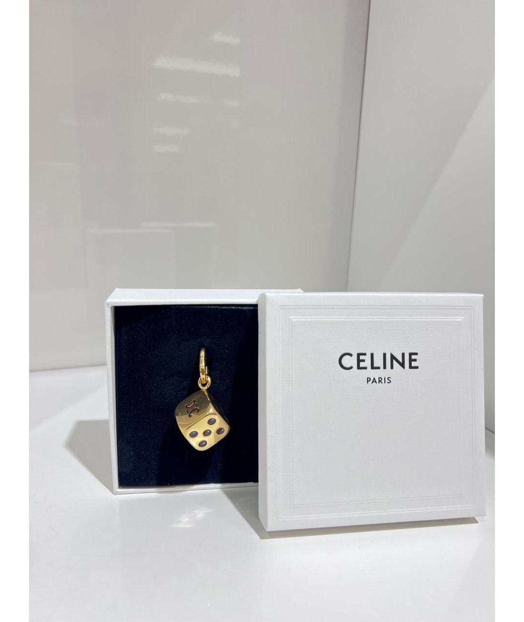 CELINE Золотой кулон, фото 2