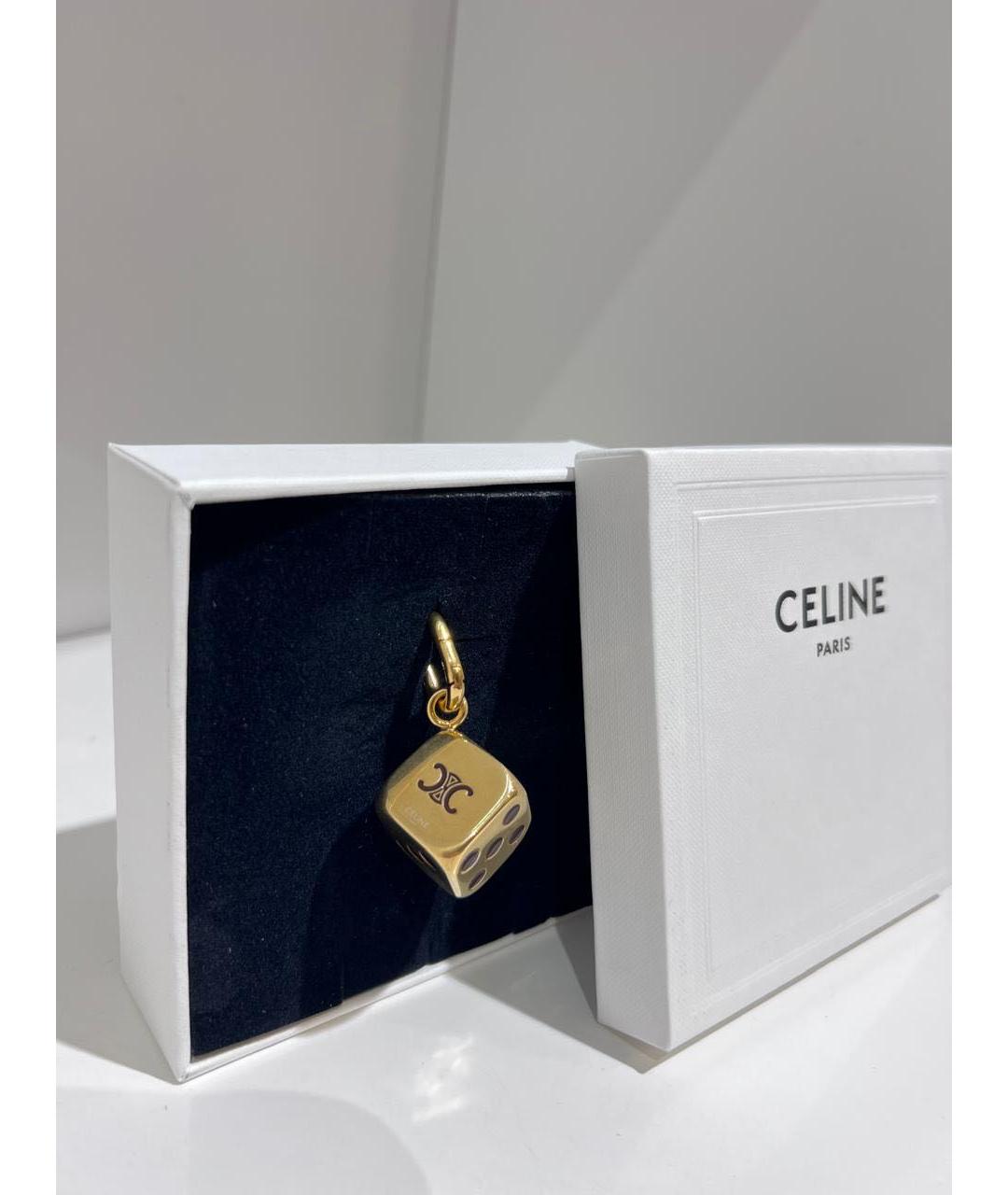 CELINE Золотой кулон, фото 3