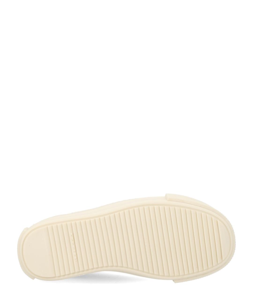 RICK OWENS DRKSHDW Коричневые текстильные кеды, фото 6