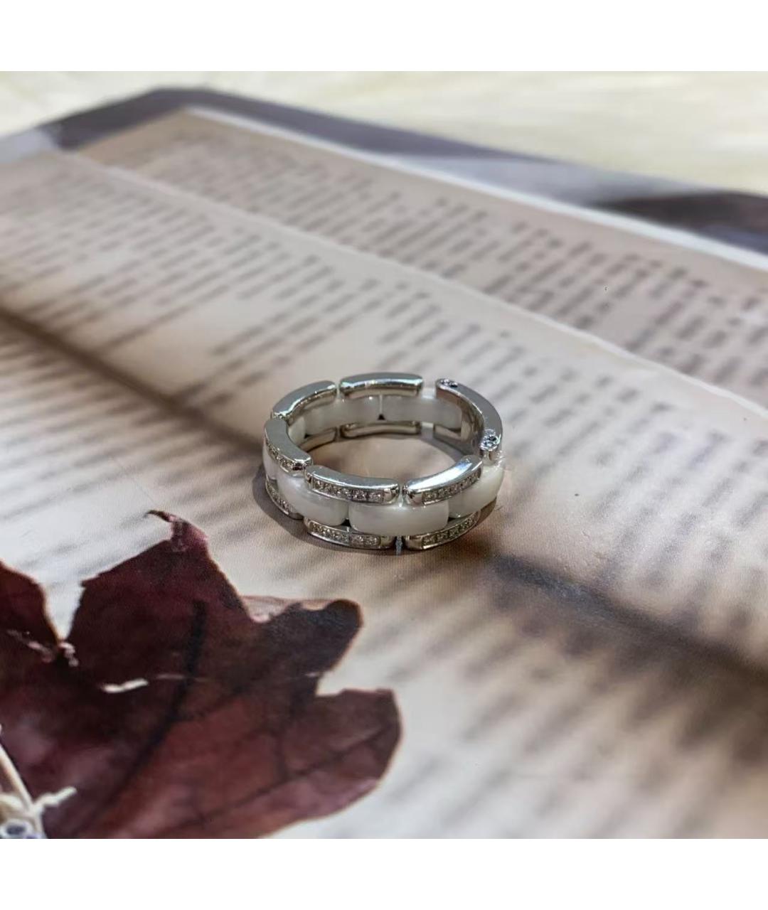 CHANEL Серебряное кольцо из белого золота, фото 2