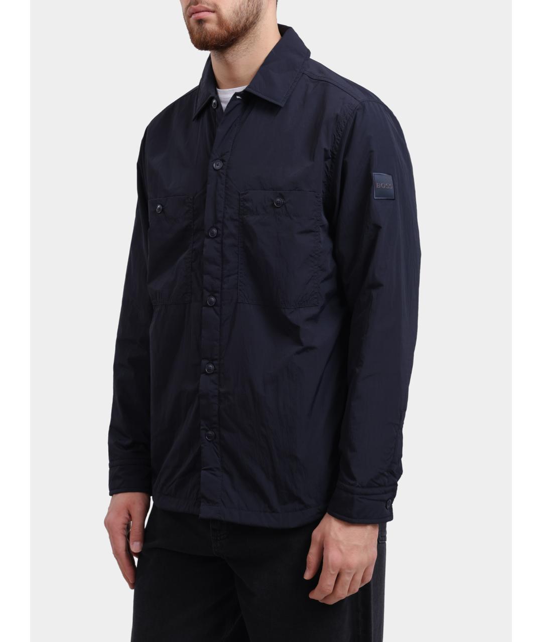 HUGO Темно-синяя куртка, фото 3