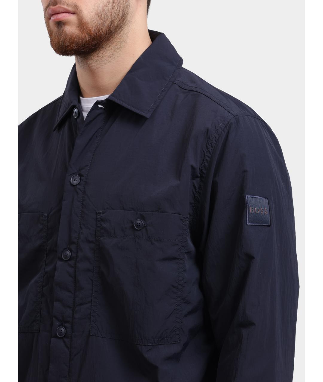 HUGO Темно-синяя куртка, фото 4