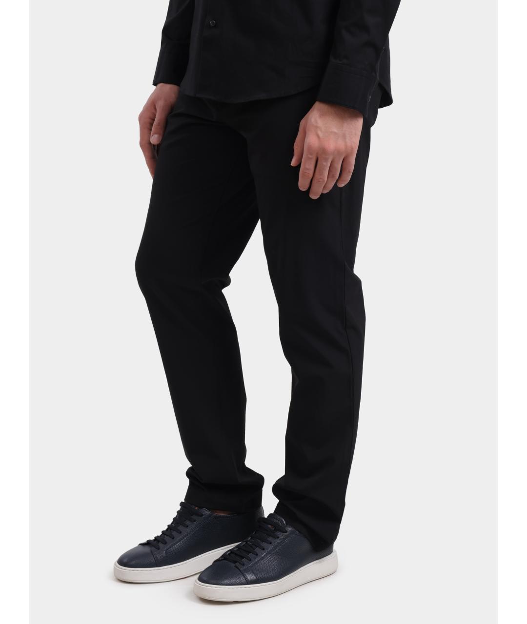 TOMMY HILFIGER Черные повседневные брюки, фото 3