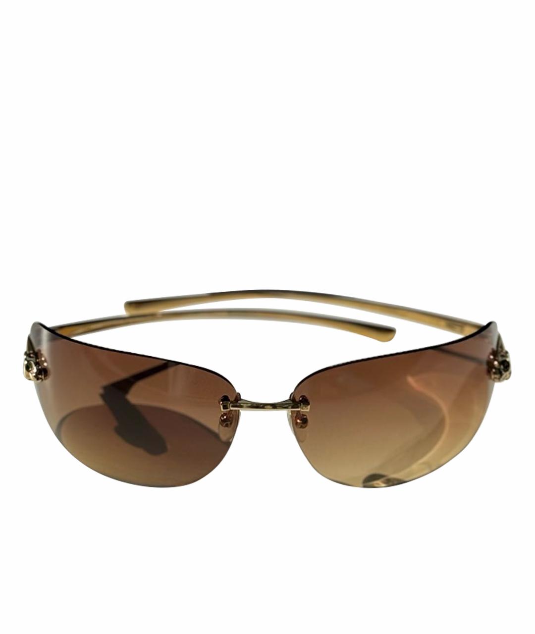 CARTIER Золотые солнцезащитные очки, фото 1