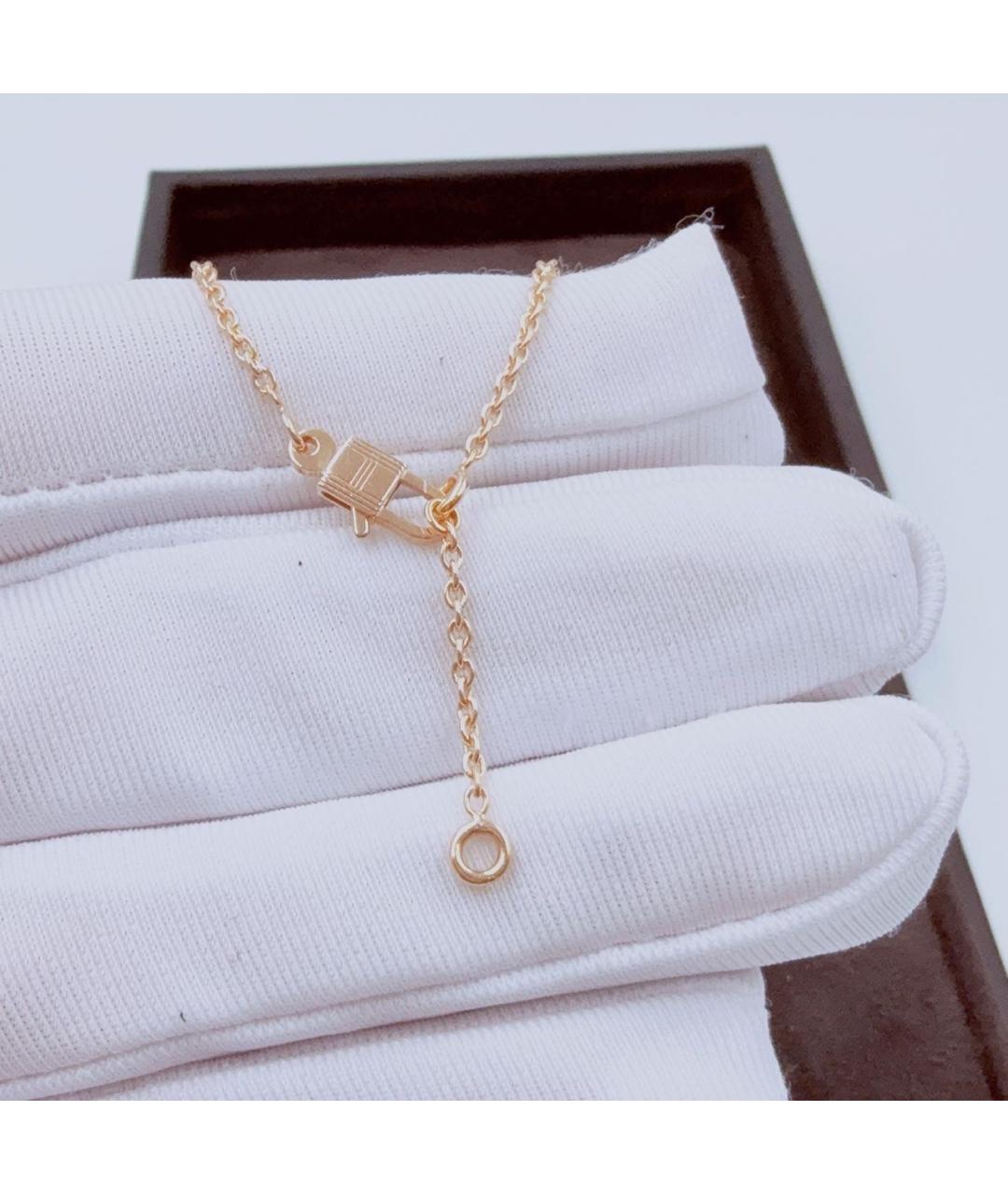 HERMES Розовая подвеска из розового золота, фото 7