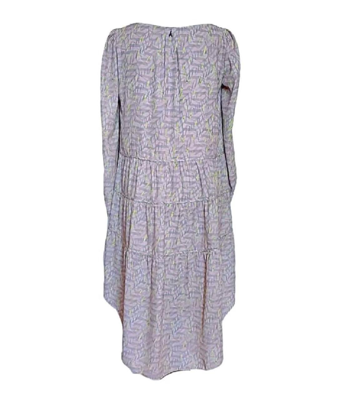 PATRIZIA PEPE Бежевое полиэстеровое платье, фото 2