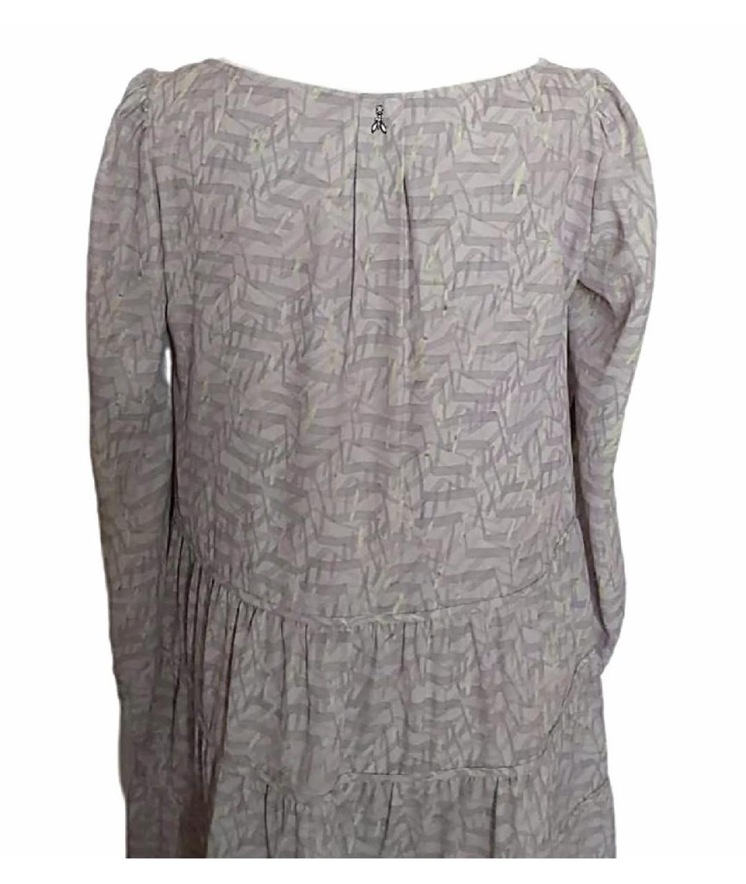 PATRIZIA PEPE Бежевое полиэстеровое платье, фото 6