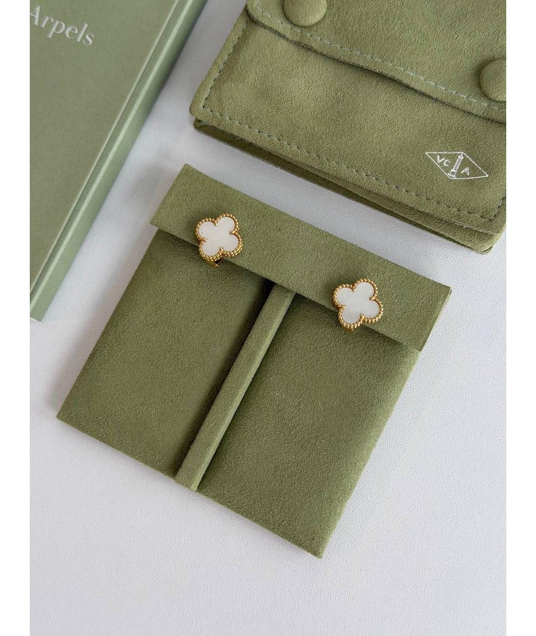 VAN CLEEF & ARPELS Золотые серьги из желтого золота, фото 9