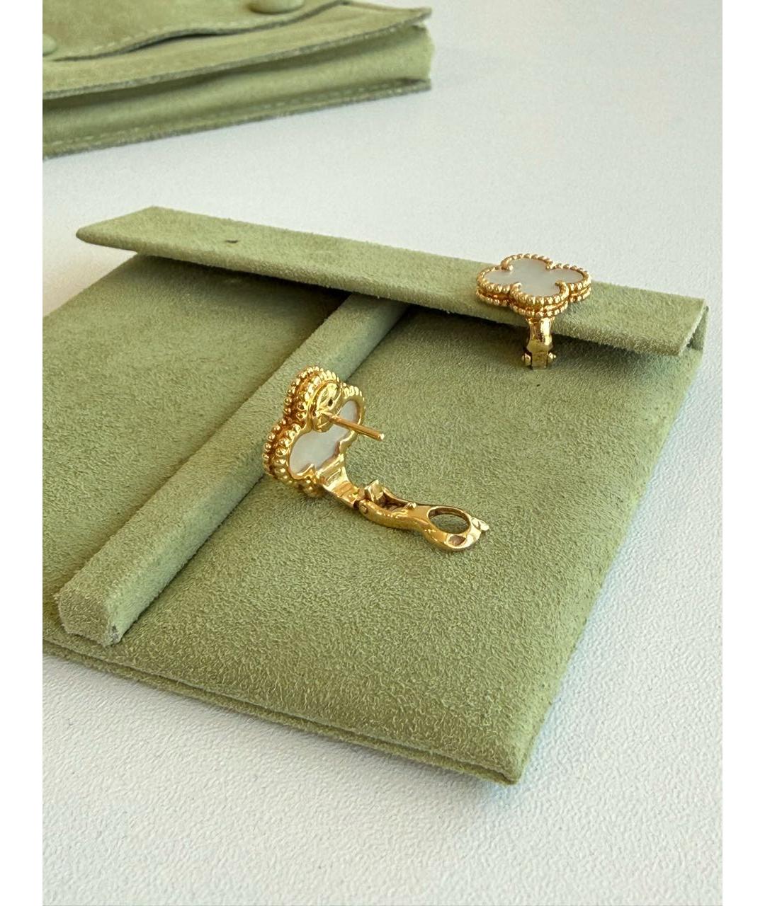VAN CLEEF & ARPELS Золотые серьги из желтого золота, фото 7