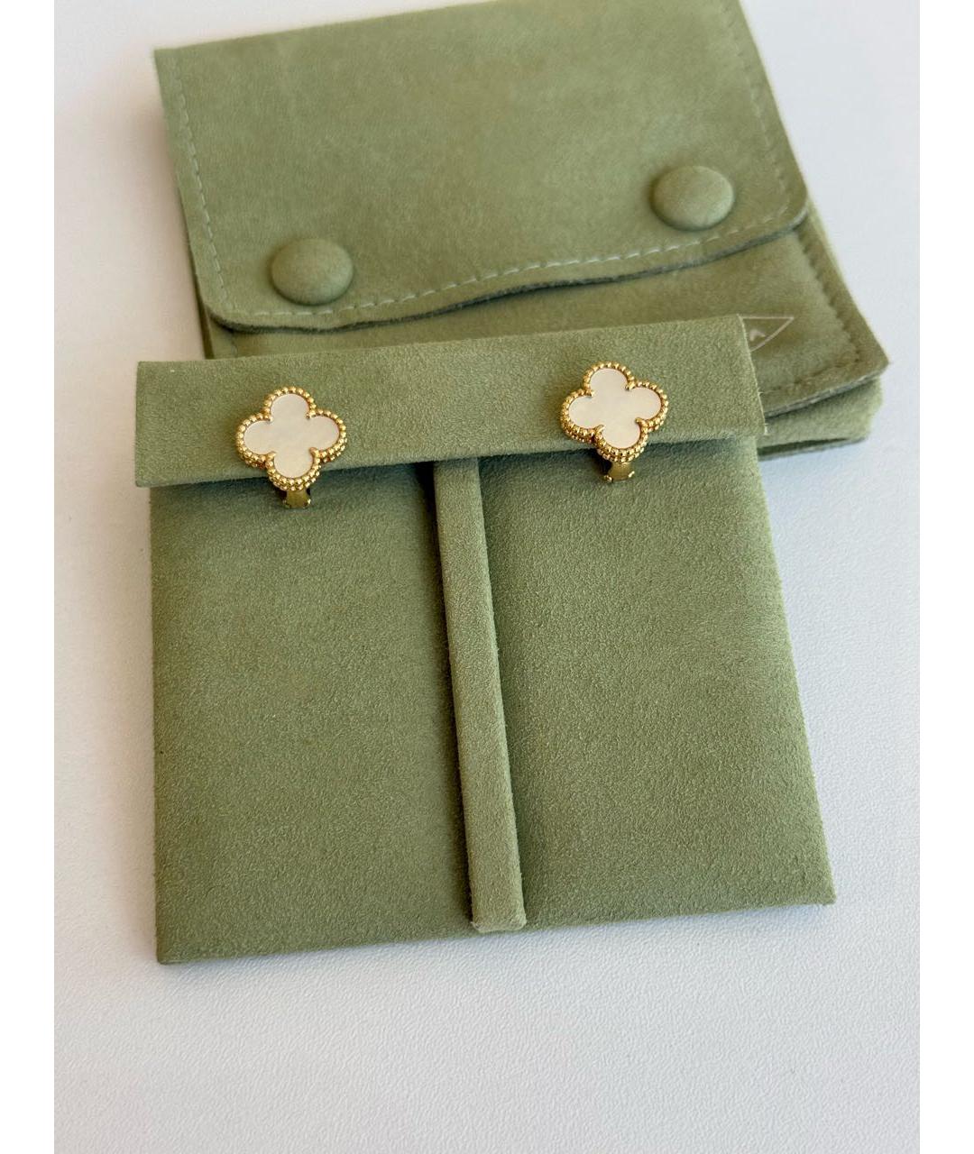 VAN CLEEF & ARPELS Золотые серьги из желтого золота, фото 4