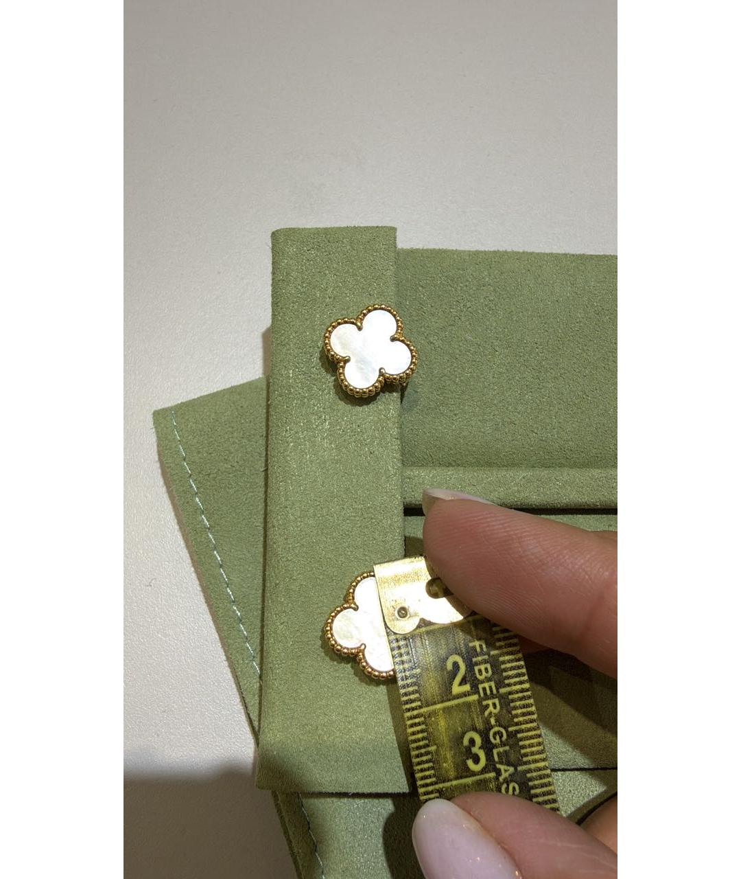 VAN CLEEF & ARPELS Золотые серьги из желтого золота, фото 8