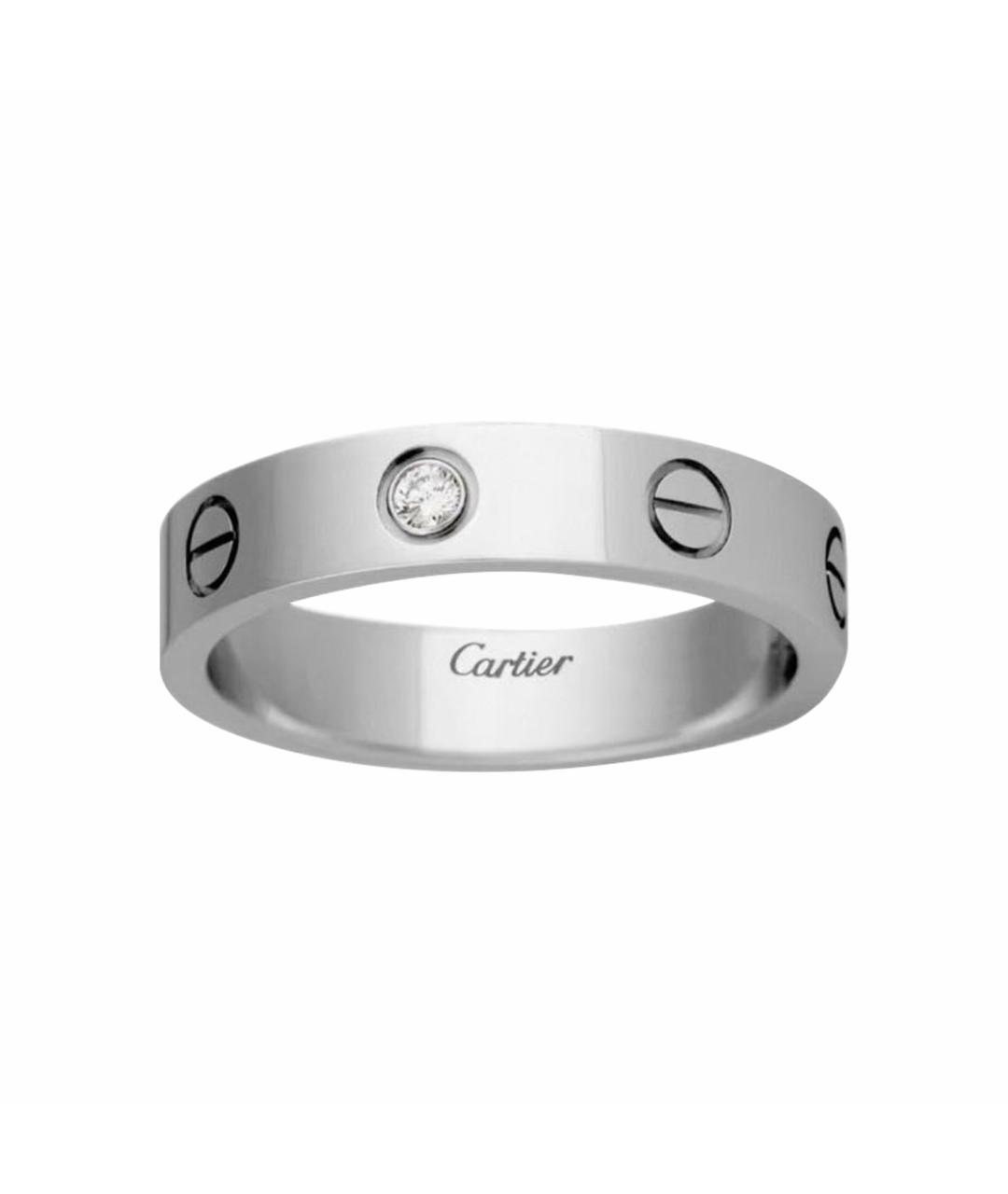 CARTIER Белое кольцо из белого золота, фото 1
