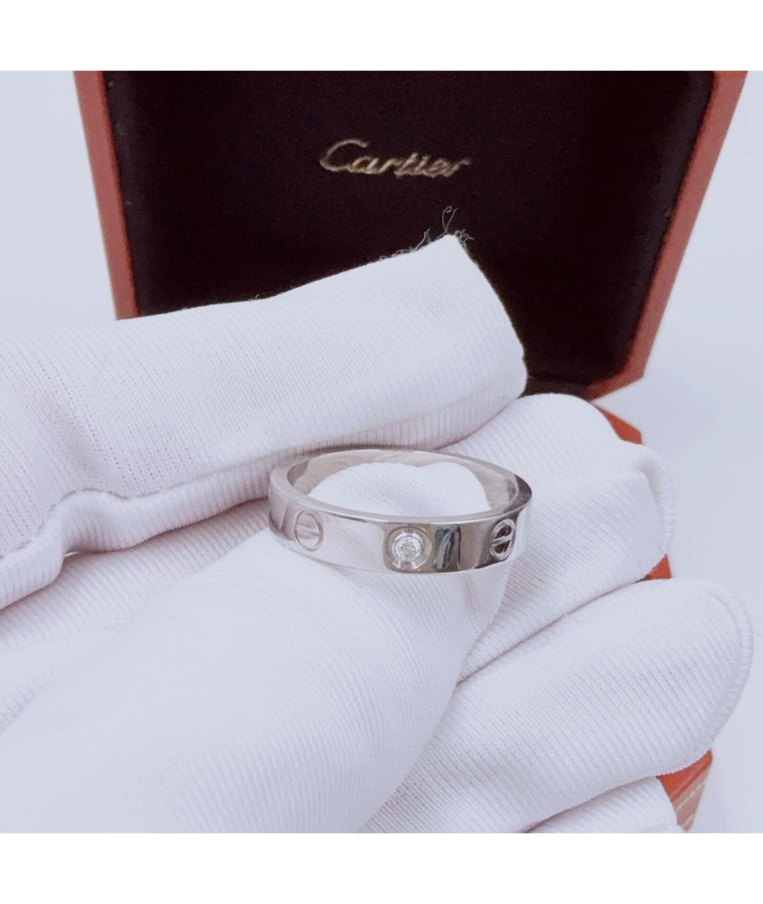 CARTIER Белое кольцо из белого золота, фото 2