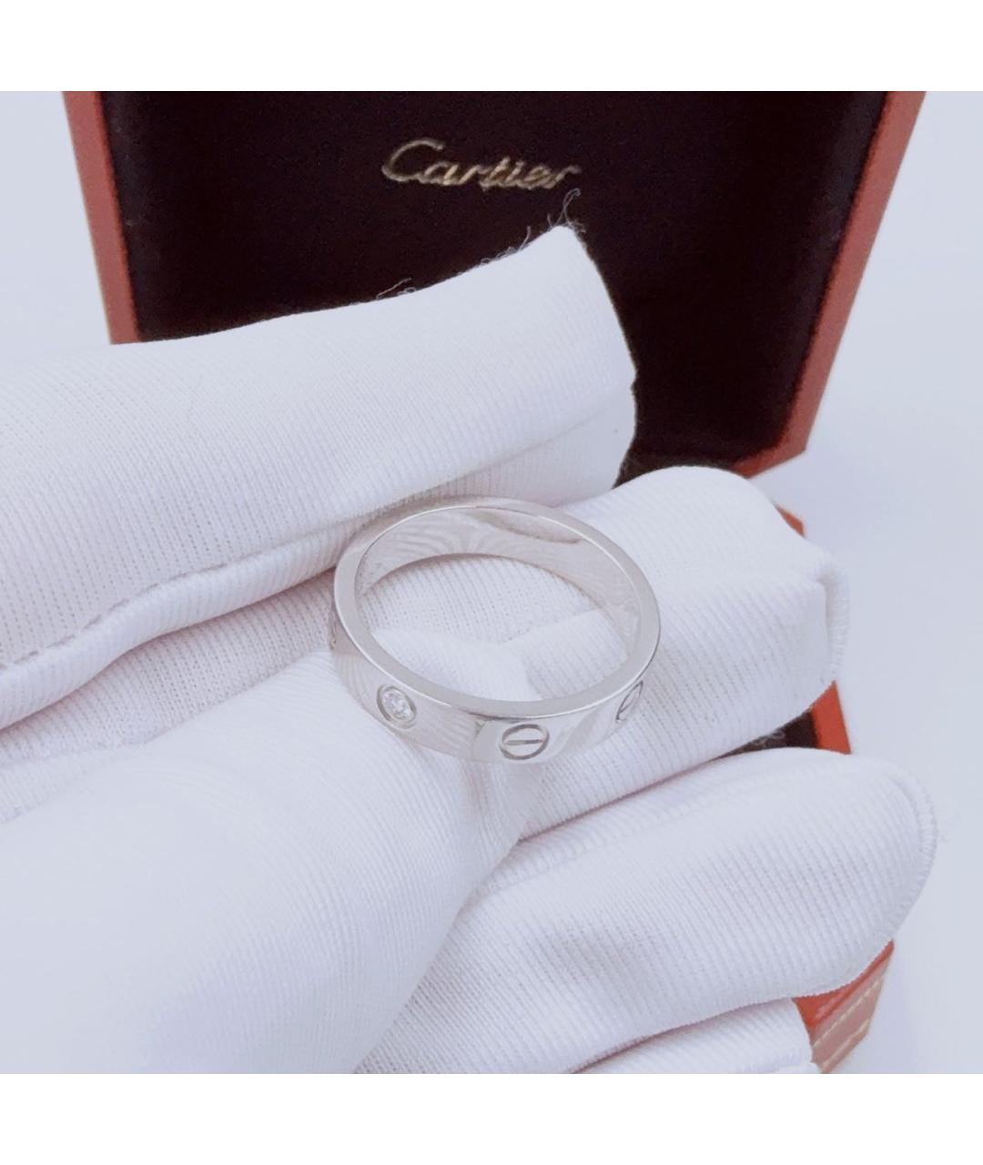 CARTIER Белое кольцо из белого золота, фото 5