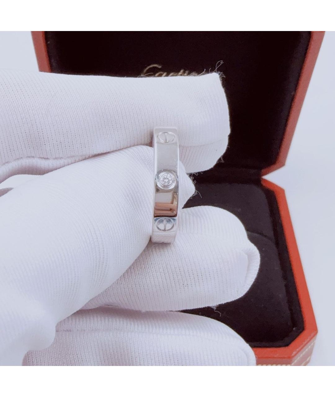 CARTIER Белое кольцо из белого золота, фото 3