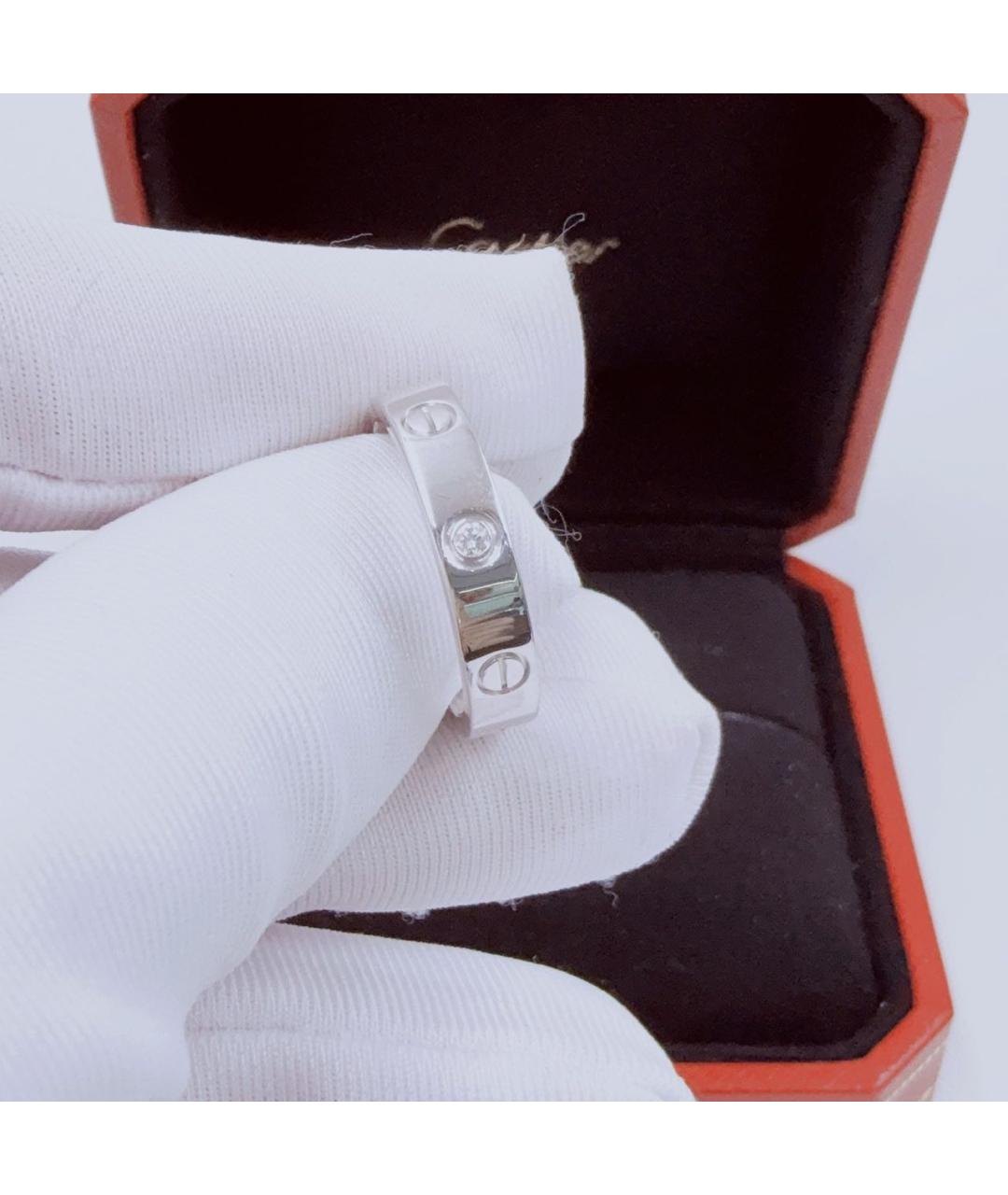 CARTIER Белое кольцо из белого золота, фото 4