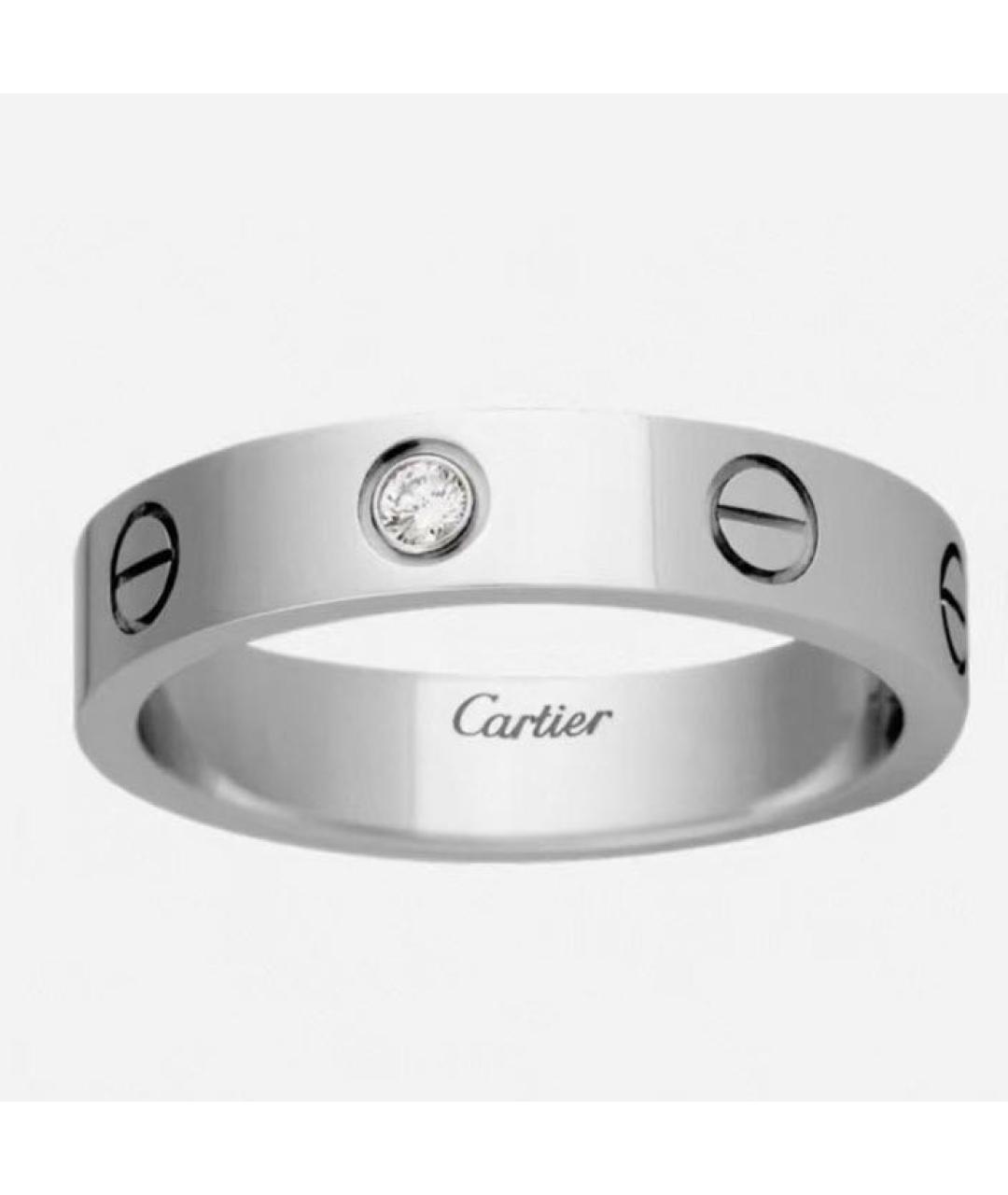 CARTIER Белое кольцо из белого золота, фото 8