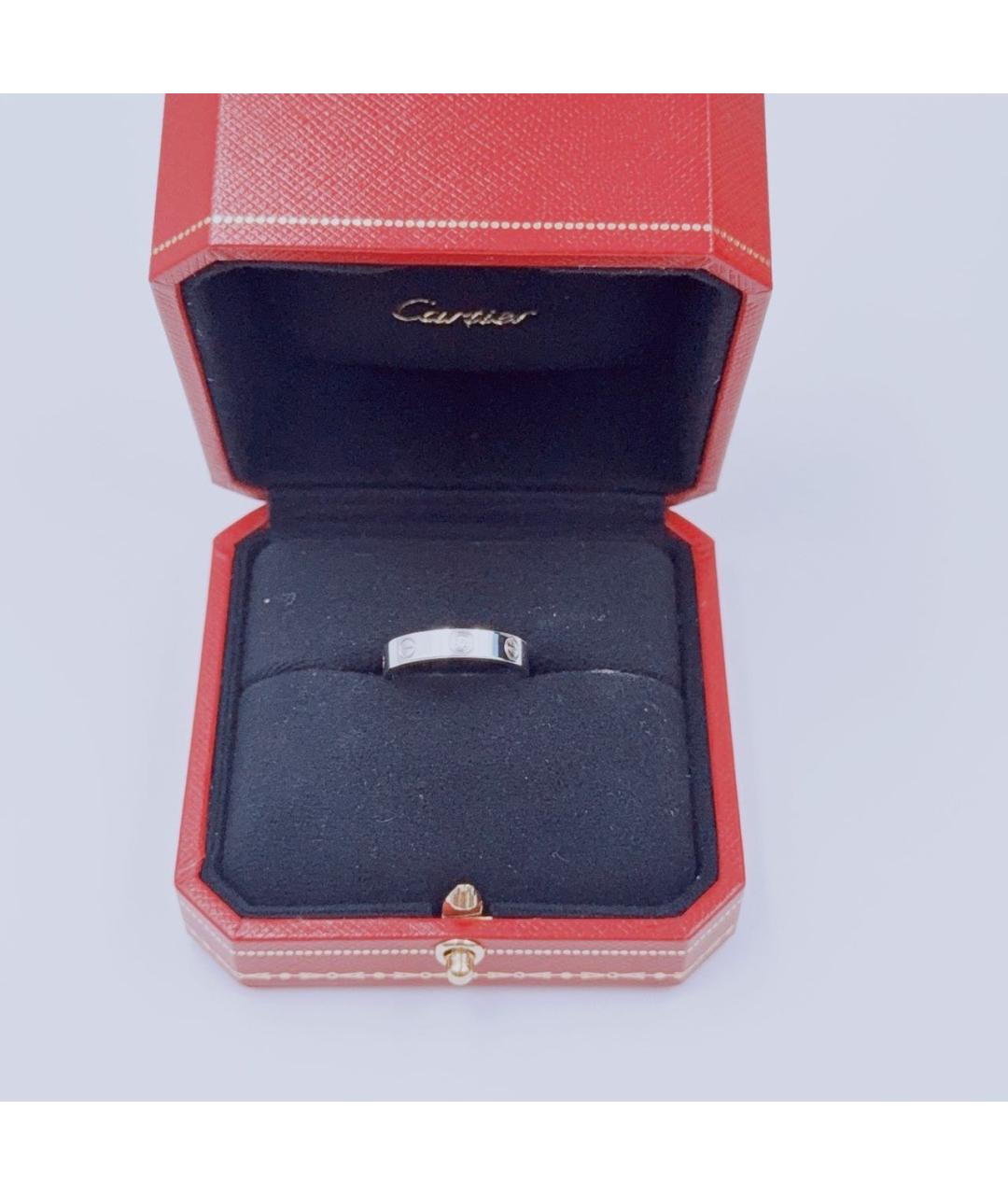 CARTIER Белое кольцо из белого золота, фото 7