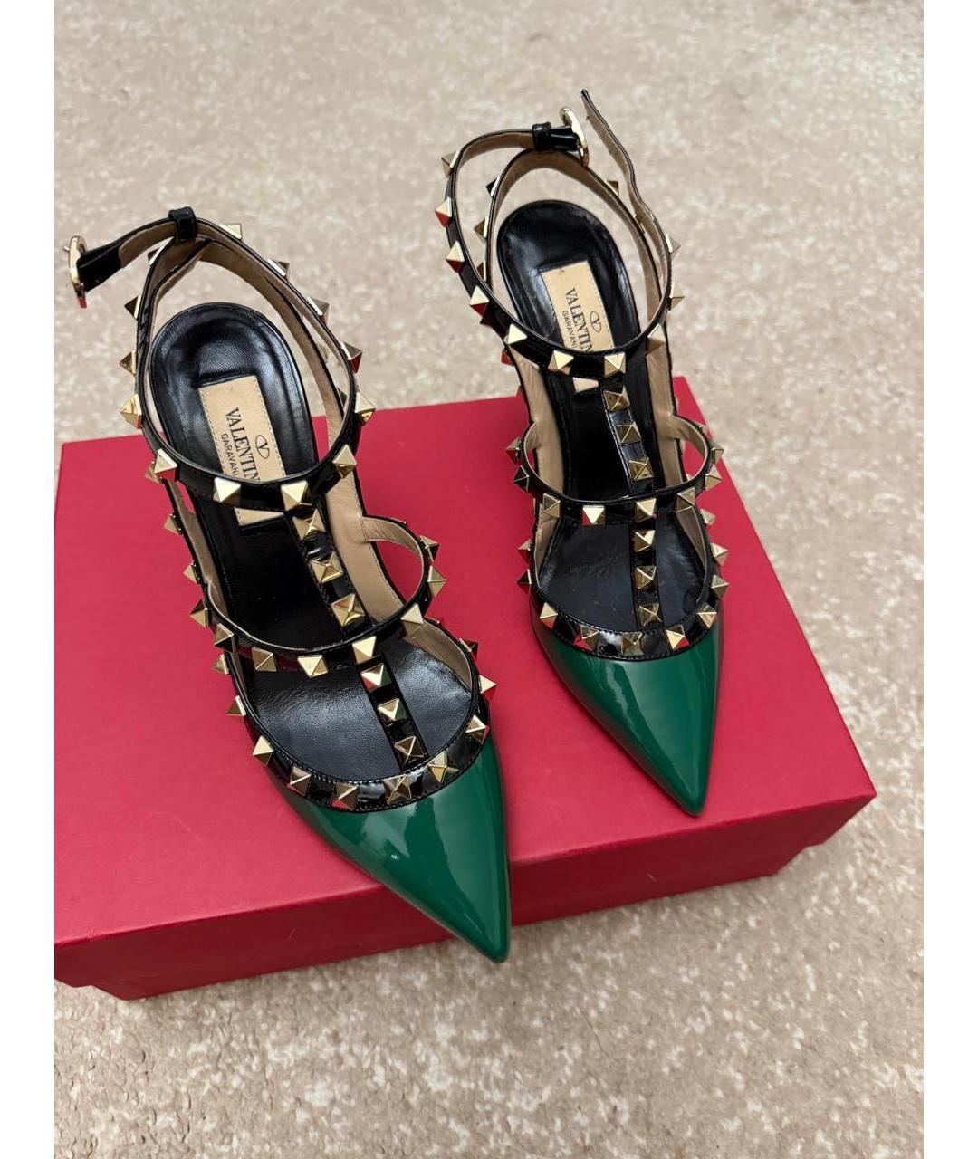 VALENTINO Зеленые туфли, фото 4