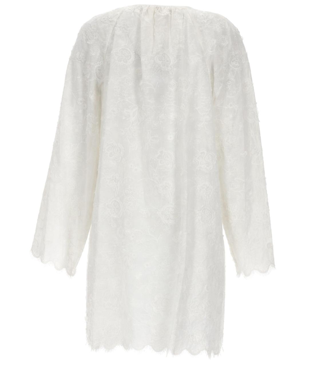 MICHAEL KORS Белое хлопковое повседневное платье, фото 2