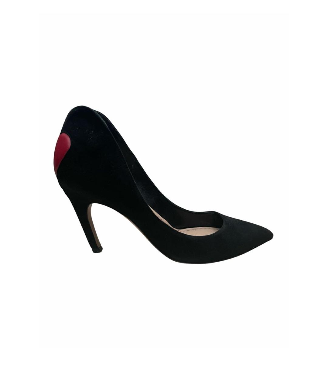 CHRISTIAN DIOR Черные замшевые туфли, фото 9