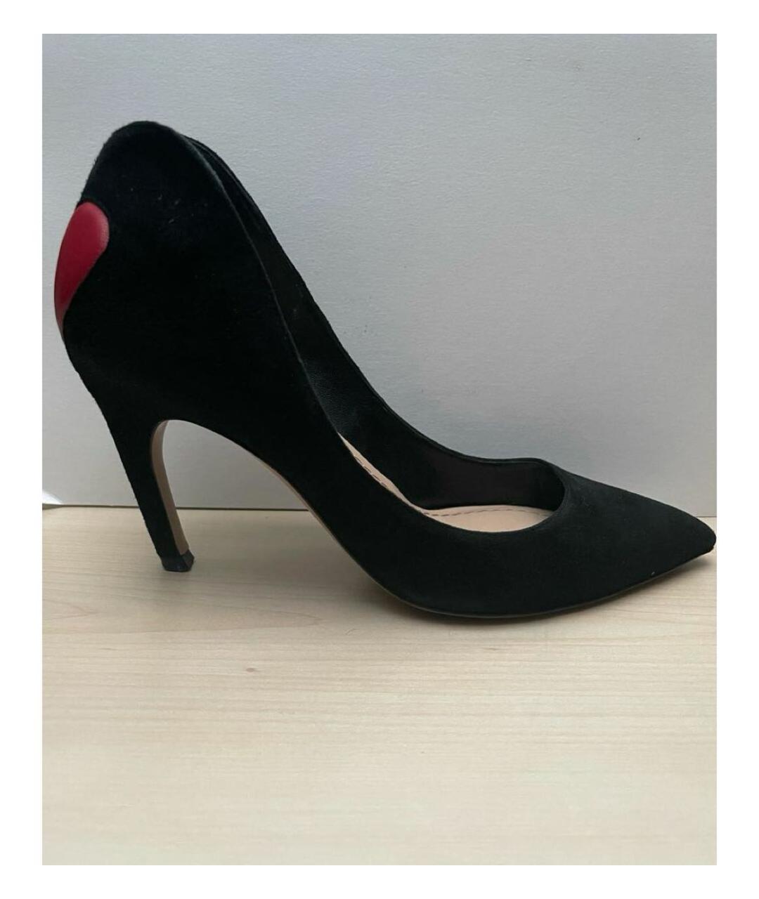 CHRISTIAN DIOR Черные замшевые туфли, фото 7