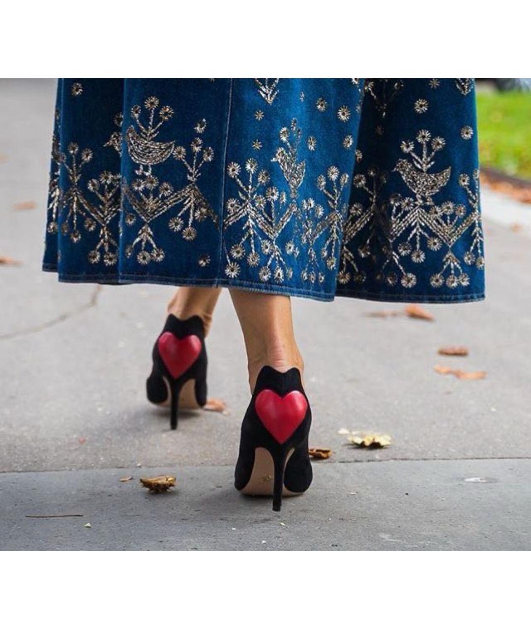 CHRISTIAN DIOR Черные замшевые туфли, фото 2