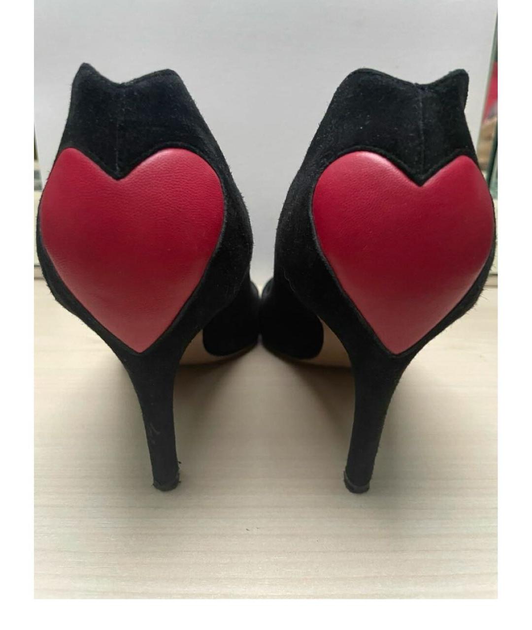 CHRISTIAN DIOR Черные замшевые туфли, фото 6