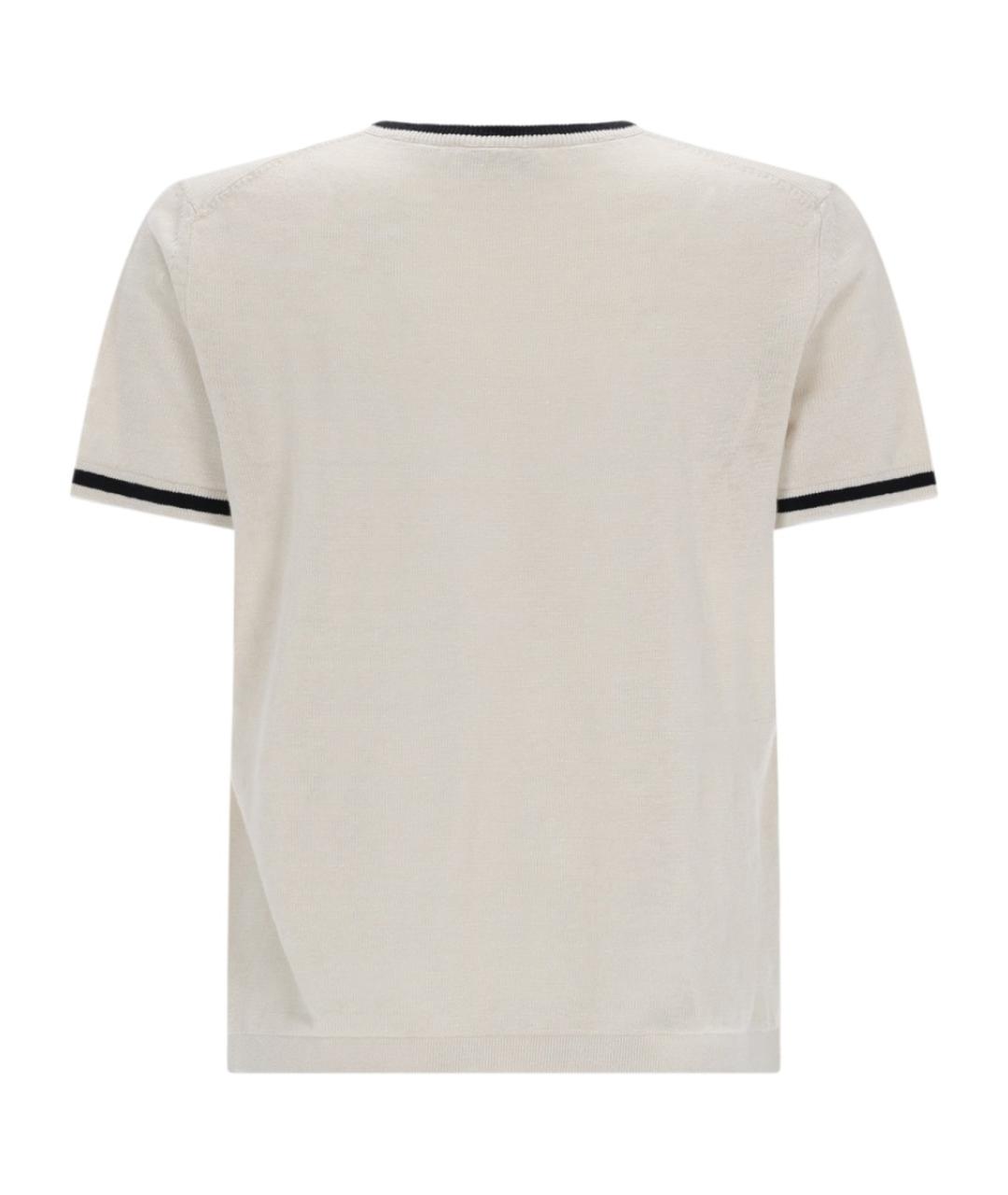 'S MAX MARA Белая льняная футболка, фото 2