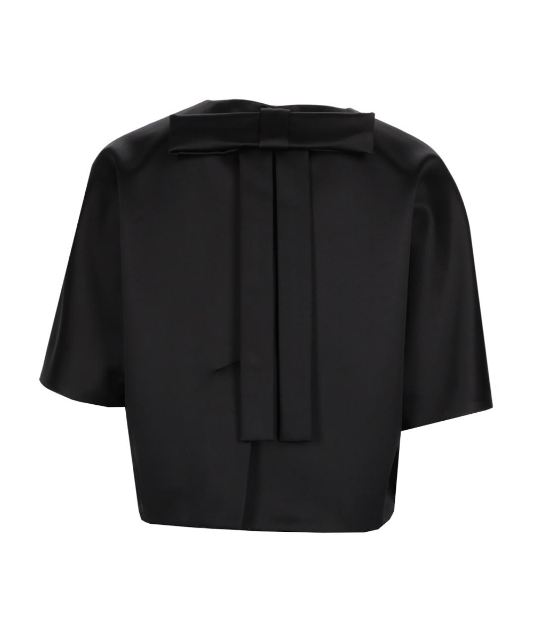 MAX MARA Черная полиэстеровая блузы, фото 3