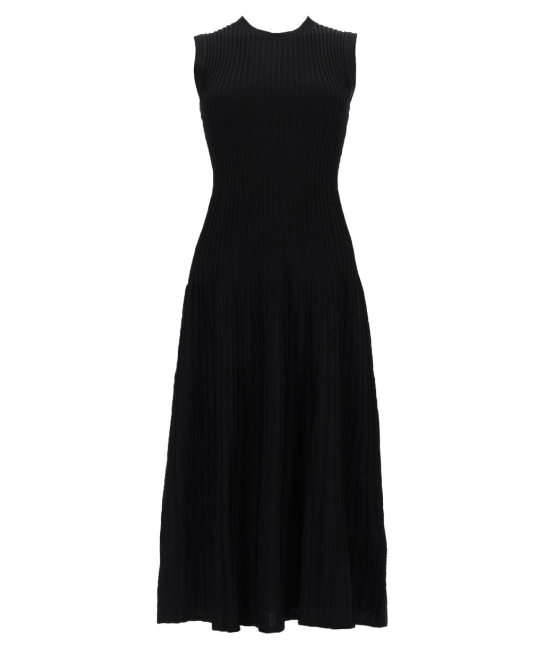 MAX MARA Черное вискозное повседневное платье, фото 1