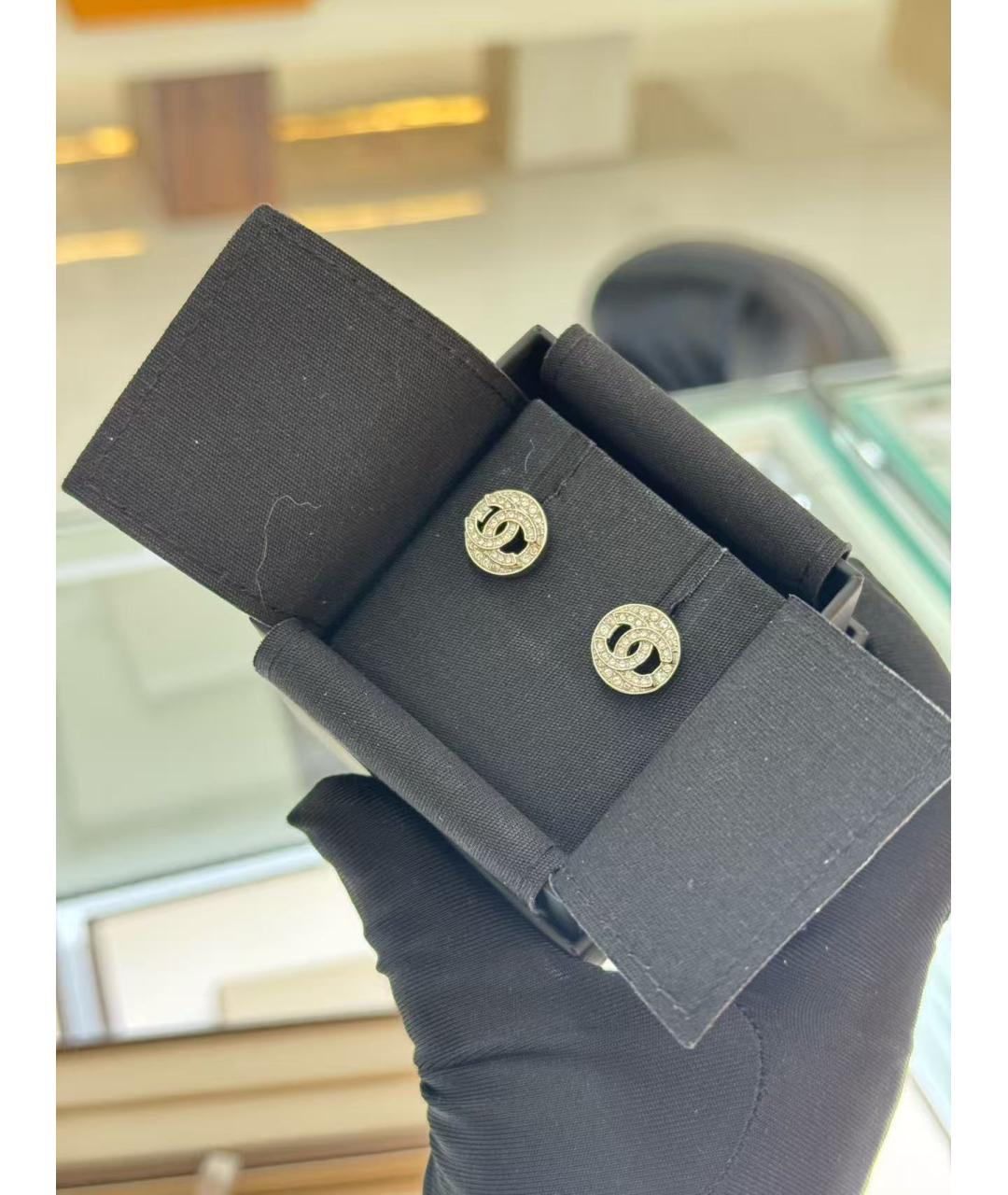 CHANEL Серебряные металлические серьги, фото 5