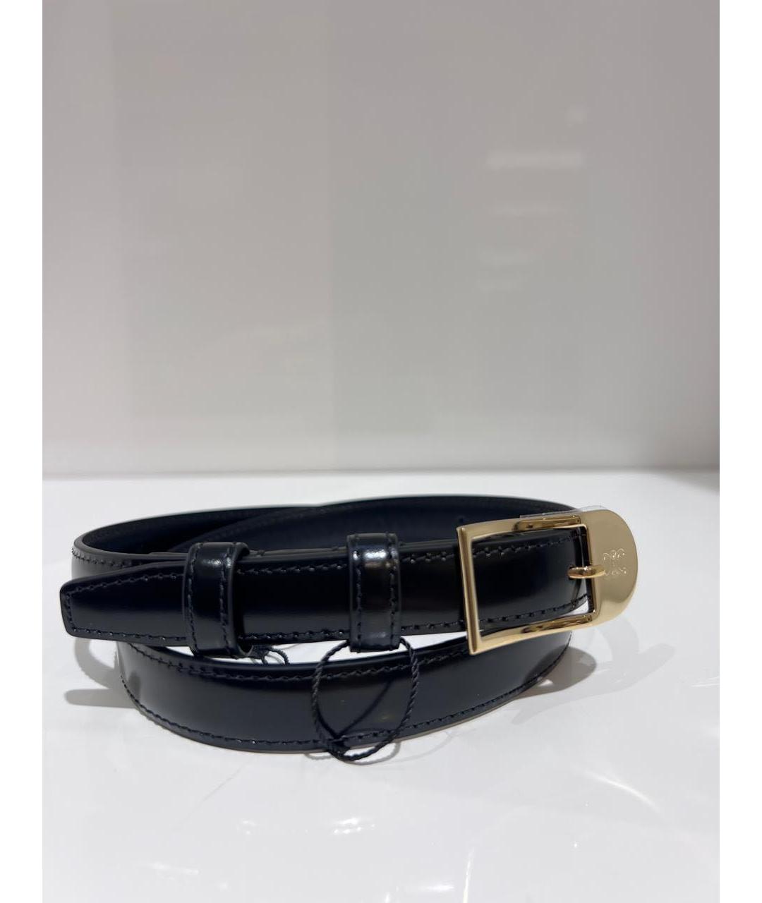 CELINE Черный кожаный ремень, фото 2